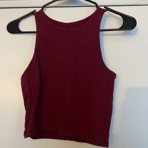 Juniors/Women’s Maroon Crop Top